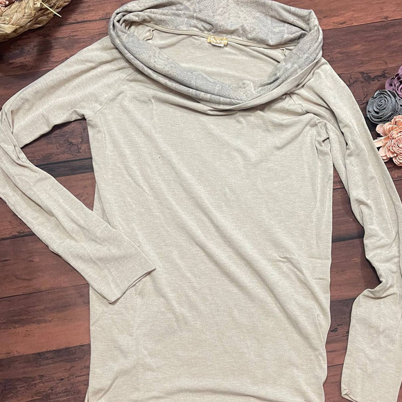 Womens Philippe Matignon Long Sleeve Cowl neck Pullover Top‎ Small - Picture 3 of 6